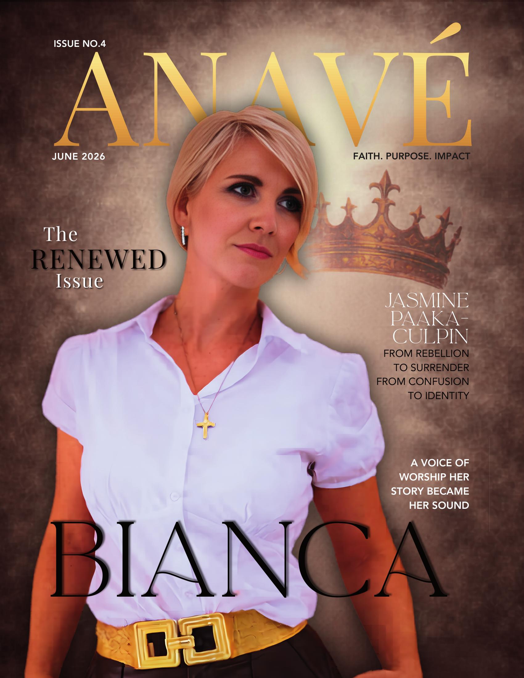 Anavé Magazine  The Renewed Issue, Edition IV cover